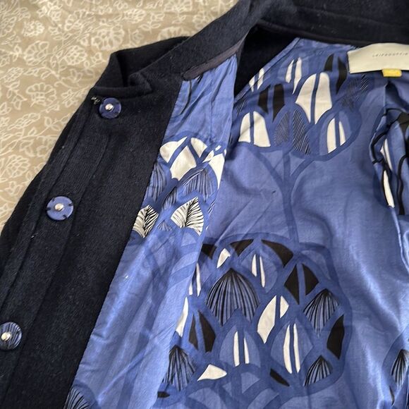 Anthropologie / Leifsdottir - wool and cotton bolero-style coat. - Picture 4 of 7